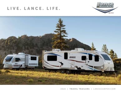 2019 Lance Travel Trailers Brochure page 1