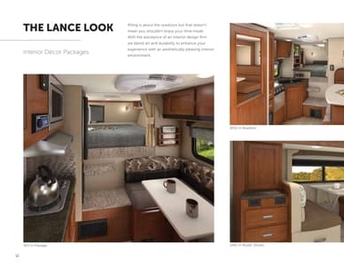 2019 Lance Truck Campers Brochure page 12