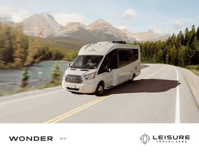 2019 Leisure Travel Vans Wonder Brochure page 1