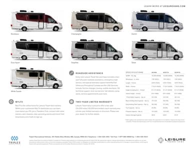 2019 Leisure Travel Vans Wonder Brochure page 16