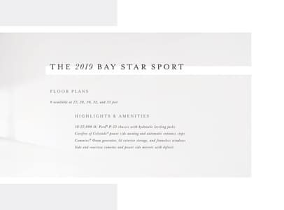 2019 Newmar Bay Star Brochure page 5