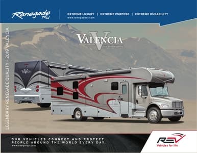 2019 Renegade RV Valencia Brochure page 1