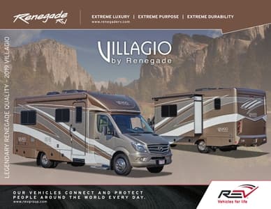 2019 Renegade RV Villagio Brochure page 1