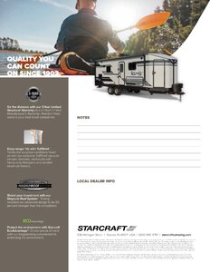 2019 Starcraft GPS Travel Trailer Brochure page 4