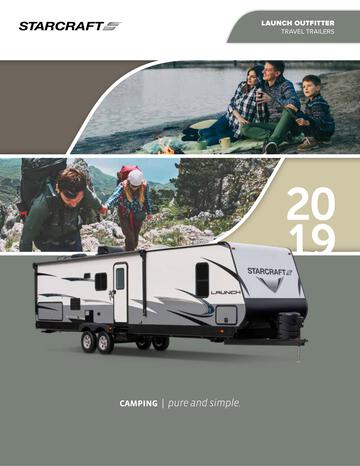 2019 Starcraft Launch Outfitter Travel Trailer Brochure