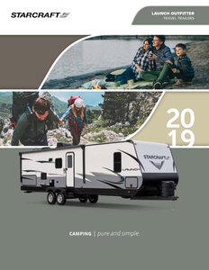 2019 Starcraft Launch Outfitter Travel Trailer Brochure page 1