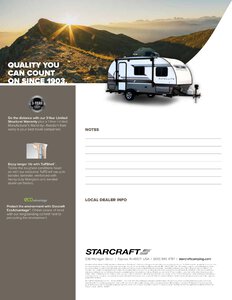 2019 Starcraft Satellite Travel Trailer Brochure page 4