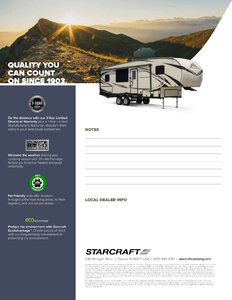 2019 Starcraft Telluride Fifth Wheel Brochure page 4