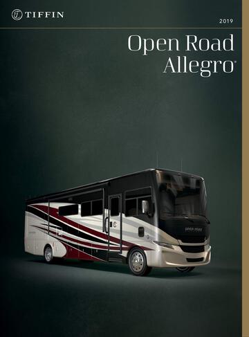 2019 Tiffin Open Road Allegro Brochure