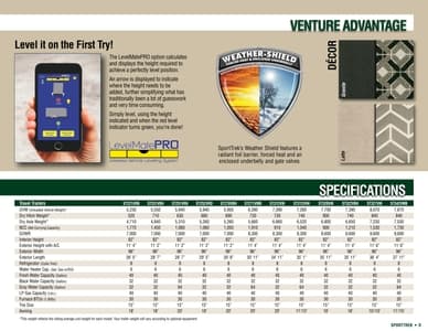 2019 Venture RV Sporttrek Brochure page 9