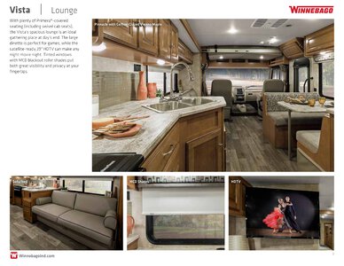 2019 Winnebago Vista Brochure page 3