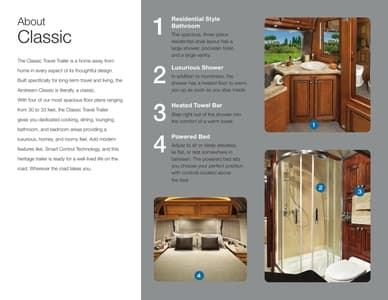 2020 Airstream Classic Travel Trailer Brochure page 4