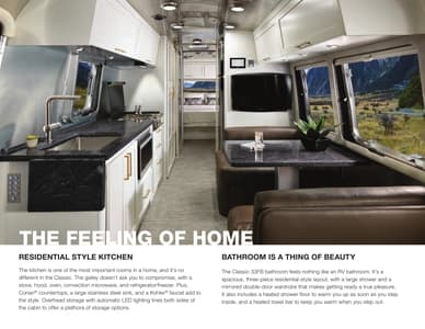 2020 Airstream Classic Travel Trailer Brochure page 6