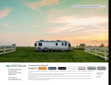 2020 Airstream Classic Travel Trailer Brochure page 28