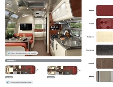 2020 Airstream International Serenity Travel Trailer Brochure page 15