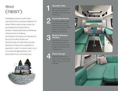 2020 Airstream Nest Traveil Trailer Brochure page 4