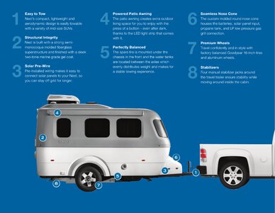 2020 Airstream Nest Traveil Trailer Brochure page 9