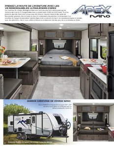 2020 Coachmen Apex French Brochure page 2