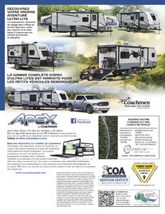 2020 Coachmen Apex French Brochure page 12