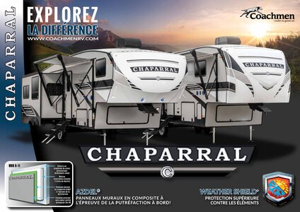 2020 Coachmen Chaparral French Brochure page 1