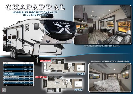 2020 Coachmen Chaparral French Brochure page 4