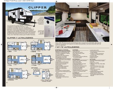 2020 Coachmen Clipper Travel Trailers French Brochure page 4