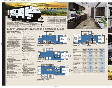 2020 Coachmen Clipper Travel Trailers French Brochure page 6