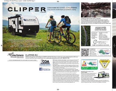 2020 Coachmen Clipper Travel Trailers French Brochure page 8