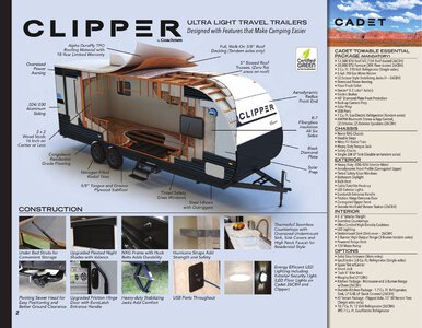 2020 Coachmen Clipper Travel Trailers Brochure page 2