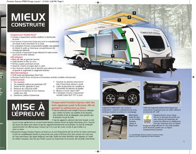 2020 Coachmen Freedom Express French Brochure page 5