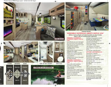 2020 Coachmen Freedom Express French Brochure page 9