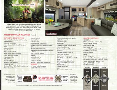 2020 Coachmen Freedom Express Brochure page 7