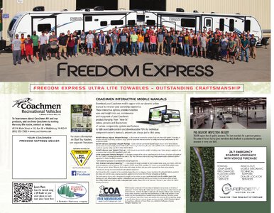 2020 Coachmen Freedom Express Brochure page 12