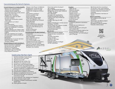 2020 Coachmen Northern Spirit French Brochure page 7