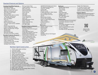 2020 Coachmen Northern Spirit Brochure page 7