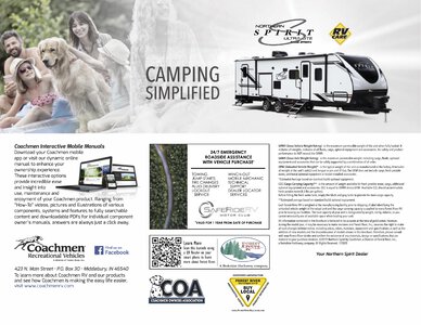 2020 Coachmen Northern Spirit Brochure page 8