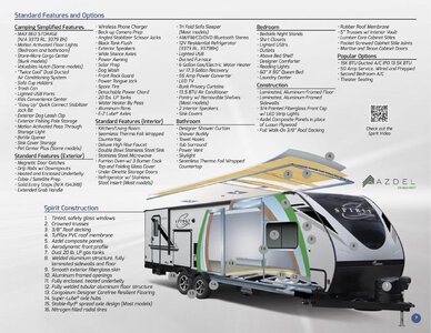 2020 Coachmen Spirit Brochure page 7