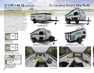 2020 Coachmen Viking Camping Trailers French Brochure page 2