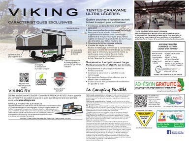 2020 Coachmen Viking Camping Trailers French Brochure page 8