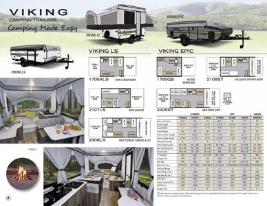 2020 Coachmen Viking Camping Trailers Brochure page 4