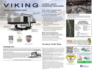 2020 Coachmen Viking Camping Trailers Brochure page 8