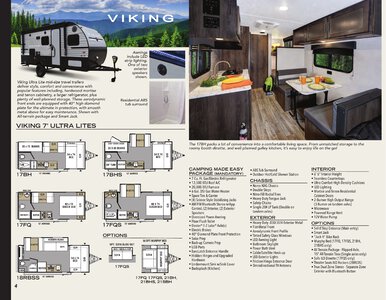 2020 Coachmen Viking Travel Trailers Brochure page 4