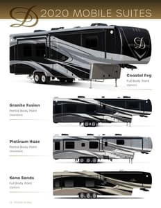 2020 DRV Luxury Suites Mobile Suites Brochure page 14