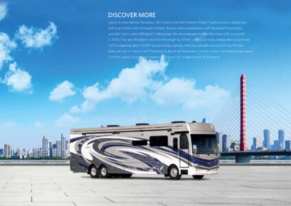 2020 Fleetwood Discovery LXE Brochure page 3