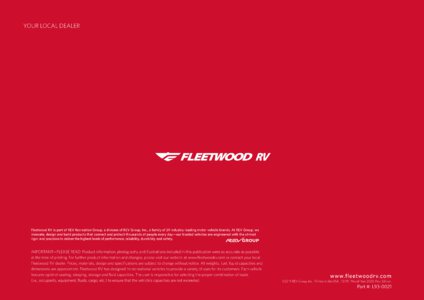 2020 Fleetwood Pace Arrow LXE Brochure page 20