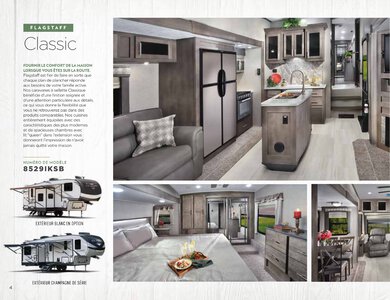 2020 Forest River Flagstaff Fifth Wheels French Brochure page 4