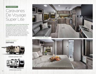 2020 Forest River Flagstaff Travel Trailers French Brochure page 12