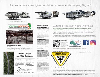 2020 Forest River Flagstaff Travel Trailers French Brochure page 24