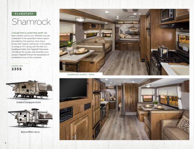 2020 Forest River Flagstaff Travel Trailers Brochure page 4