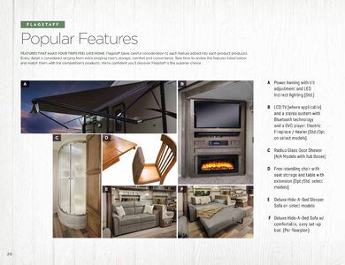 2020 Forest River Flagstaff Travel Trailers Brochure page 20